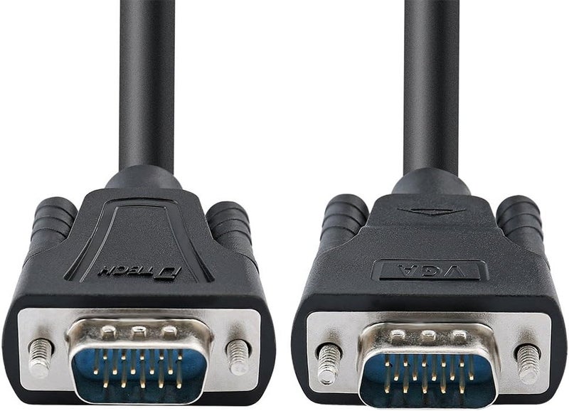 D-tech 100 Feet VGA Cable Male to Male for Computer Monitor 1080p High Resolution (30 Meter, Black) - Image 2